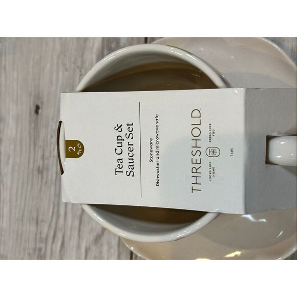 Target Threshold floral Easter bunny tea cup and saucer plate set - Picture 5 of 8